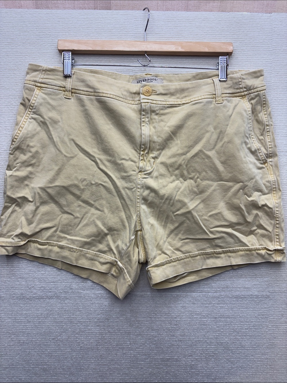 Liverpool | 20W Women's Yellow Cotton Shorts